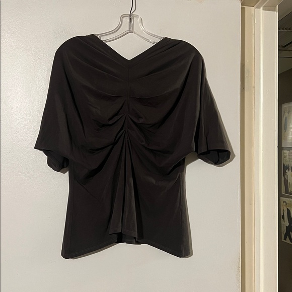 Matthildur v neck dolman elbow length sleeve top - Picture 4 of 7